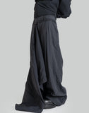 Juun.J - NYLON SKIRT LAYERED PANTS - 082plus