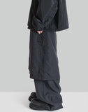 Juun.J - NYLON SKIRT LAYERED PANTS - 082plus