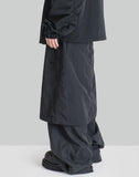 Juun.J - NYLON SKIRT LAYERED PANTS - 082plus