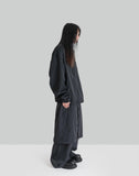 Juun.J - NYLON SKIRT LAYERED PANTS - 082plus