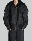Nylon Oversized Padded Jacket