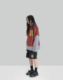 Charles Jeffrey LOVERBOY - PATCH LONG SLEEVE 2-IN-1 TEE - 082plus