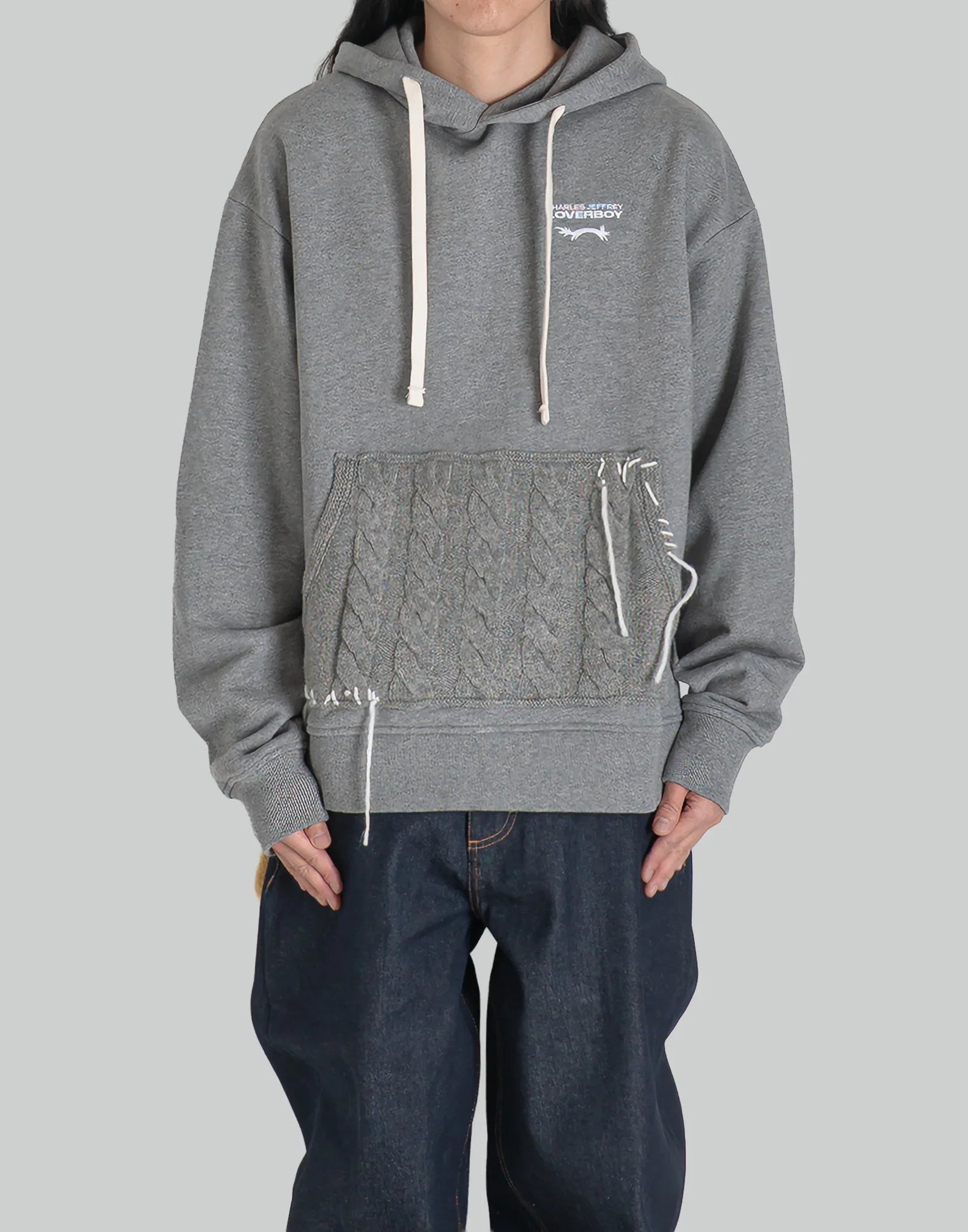 Charles Jeffrey LOVERBOY PATCH RABBIT EARS HOODY – 082plus