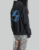 THE SALVAGES - PIXEL EMBLEM OS HOODIE - 082plus