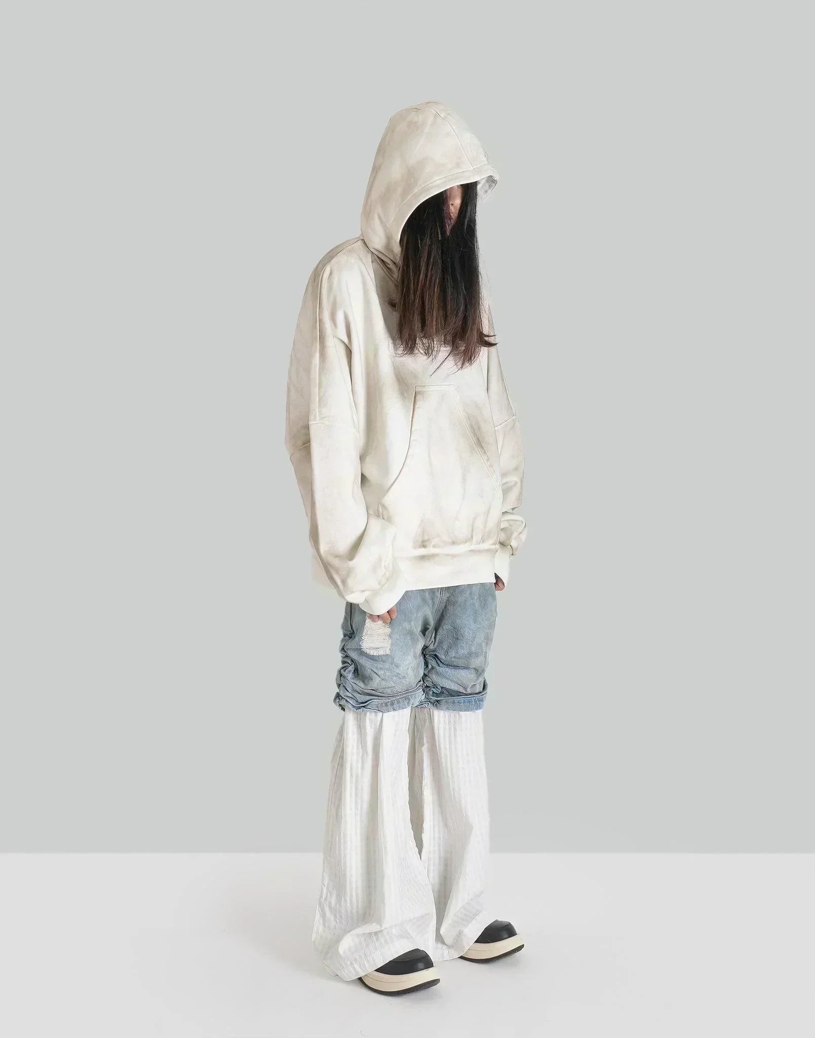 NAMESAKE - PORTS STAINED POP-UP HOODIE - 082plus