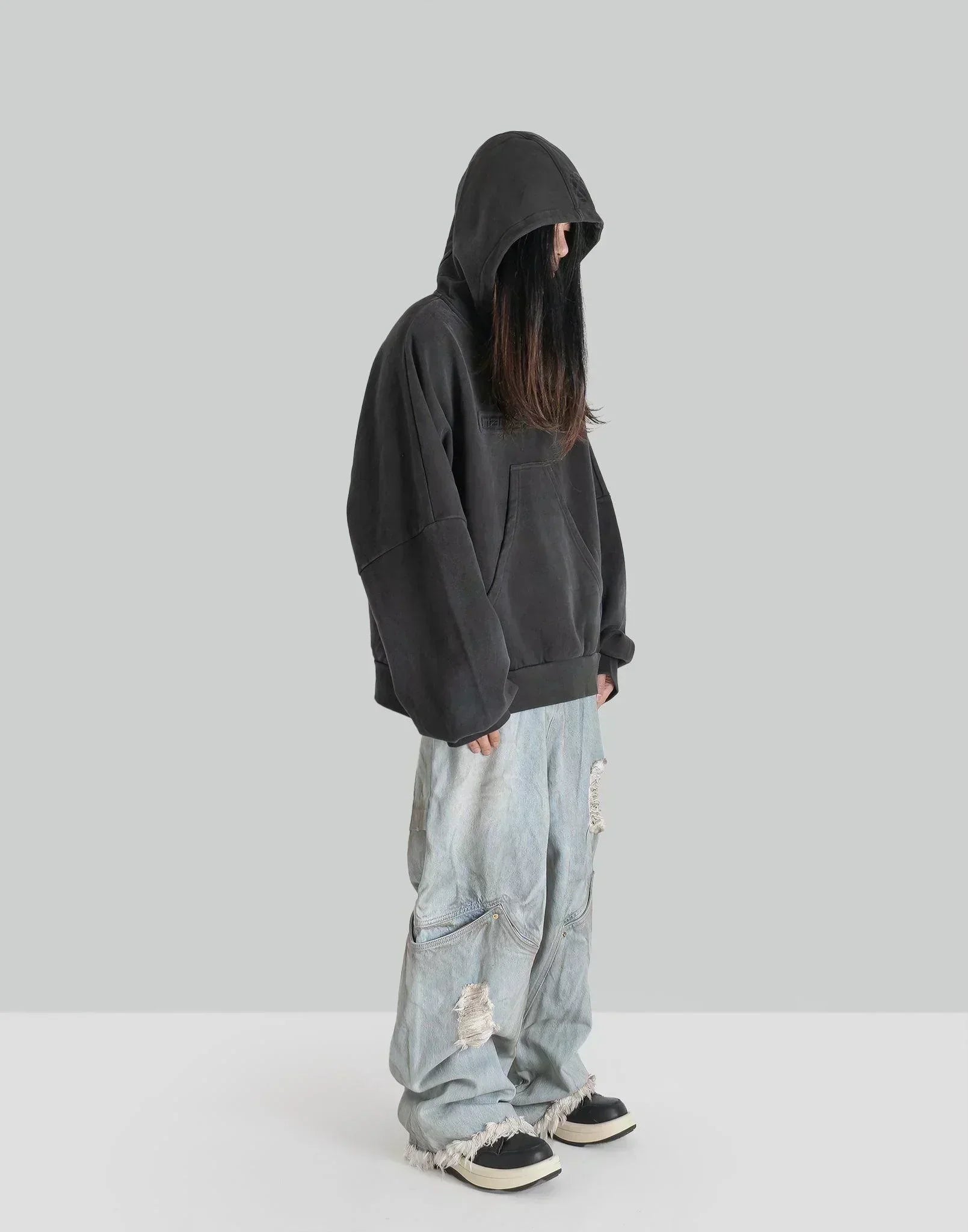 NAMESAKE - PORTS STAINED POP-UP HOODIE - 082plus