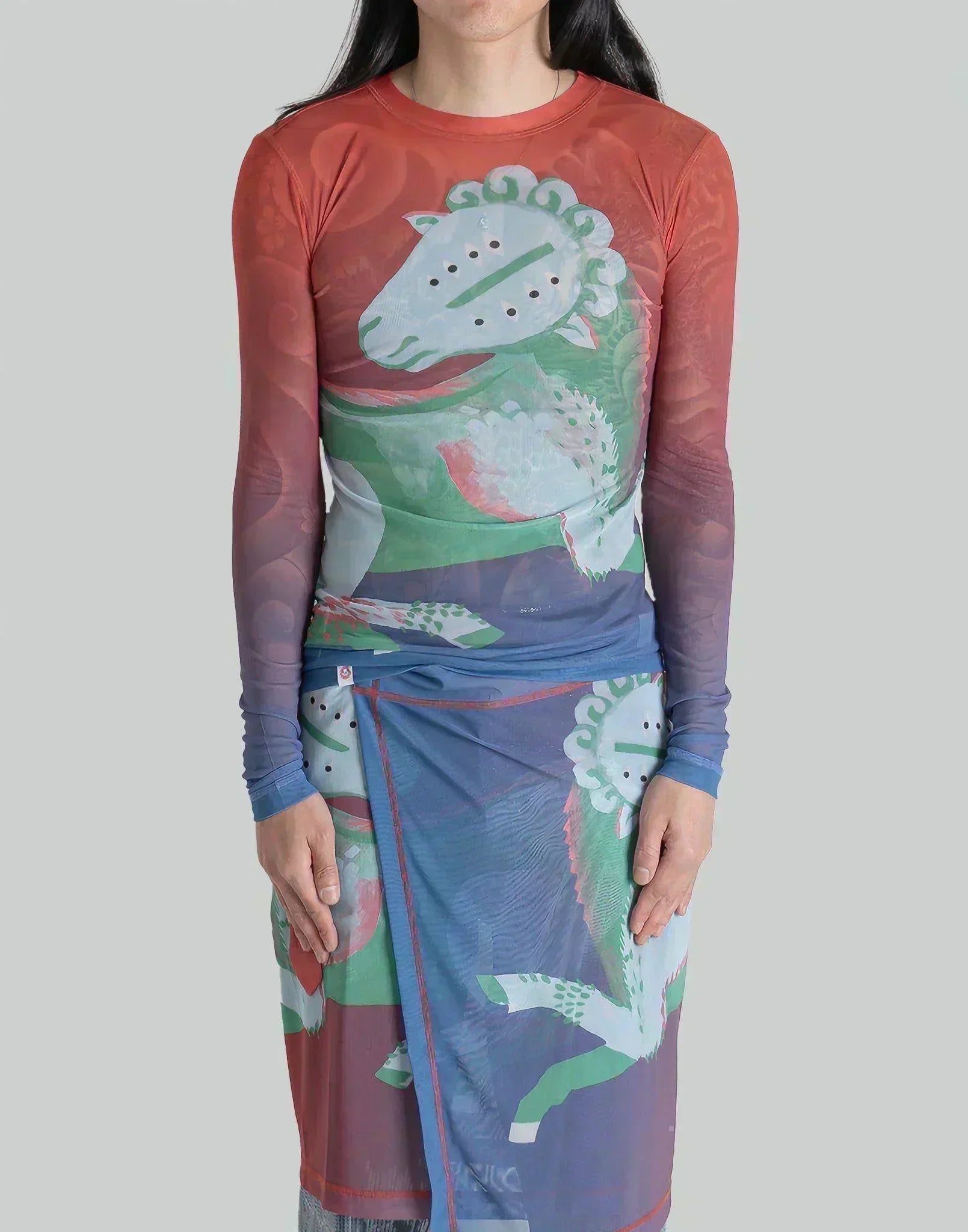 Charles Jeffrey LOVERBOY - POWERMESH LONG SLEEVE TEE - 082plus