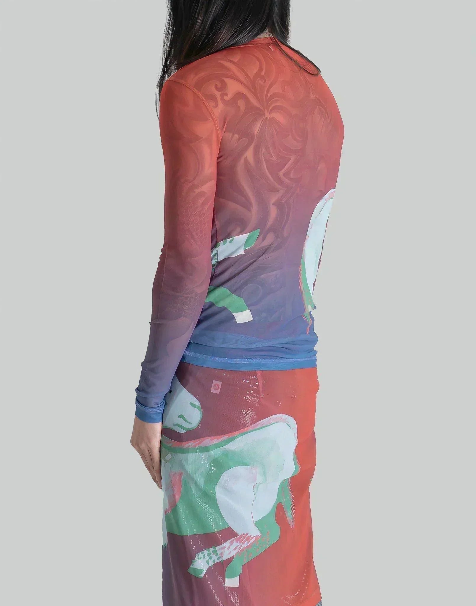 Charles Jeffrey LOVERBOY - POWERMESH LONG SLEEVE TEE - 082plus