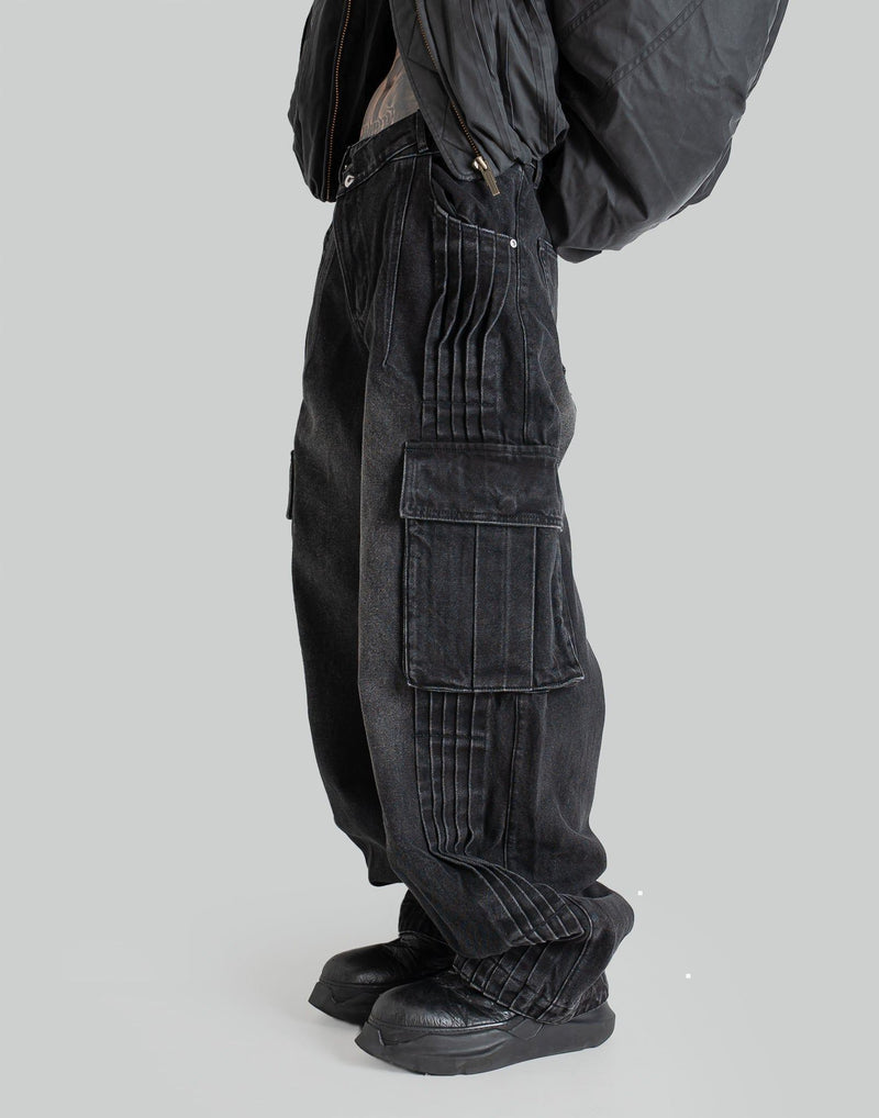 FENG CHEN WANG - PRINTED CARGO PANTS - 082plus