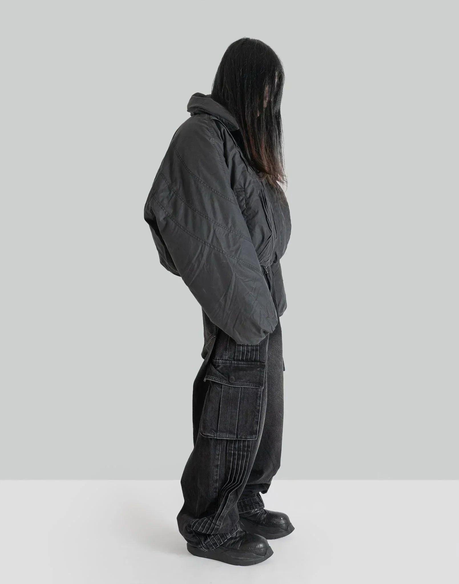 FENG CHEN WANG - PRINTED CARGO PANTS - 082plus