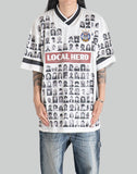 PRINTED FOOTBALL TOP