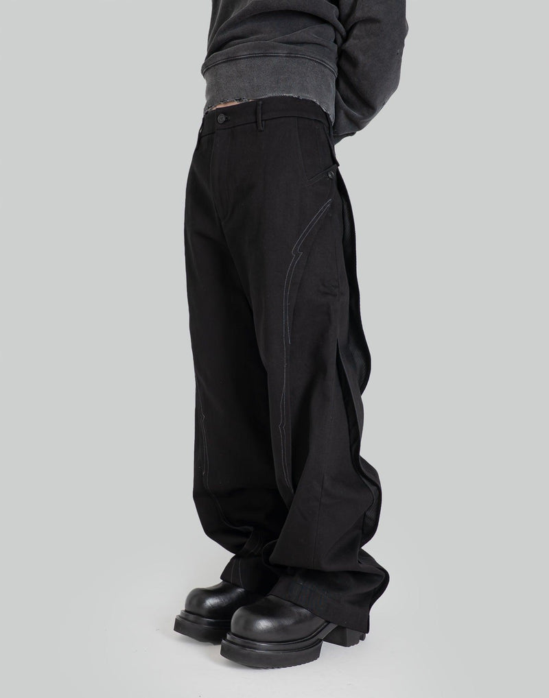 professor.E - PANELED WIDE DENIM - 082plus