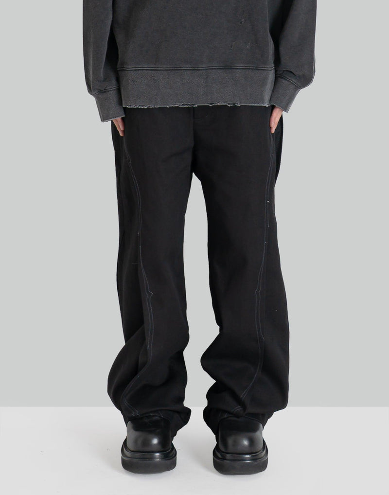 professor.E - PANELED WIDE DENIM - 082plus