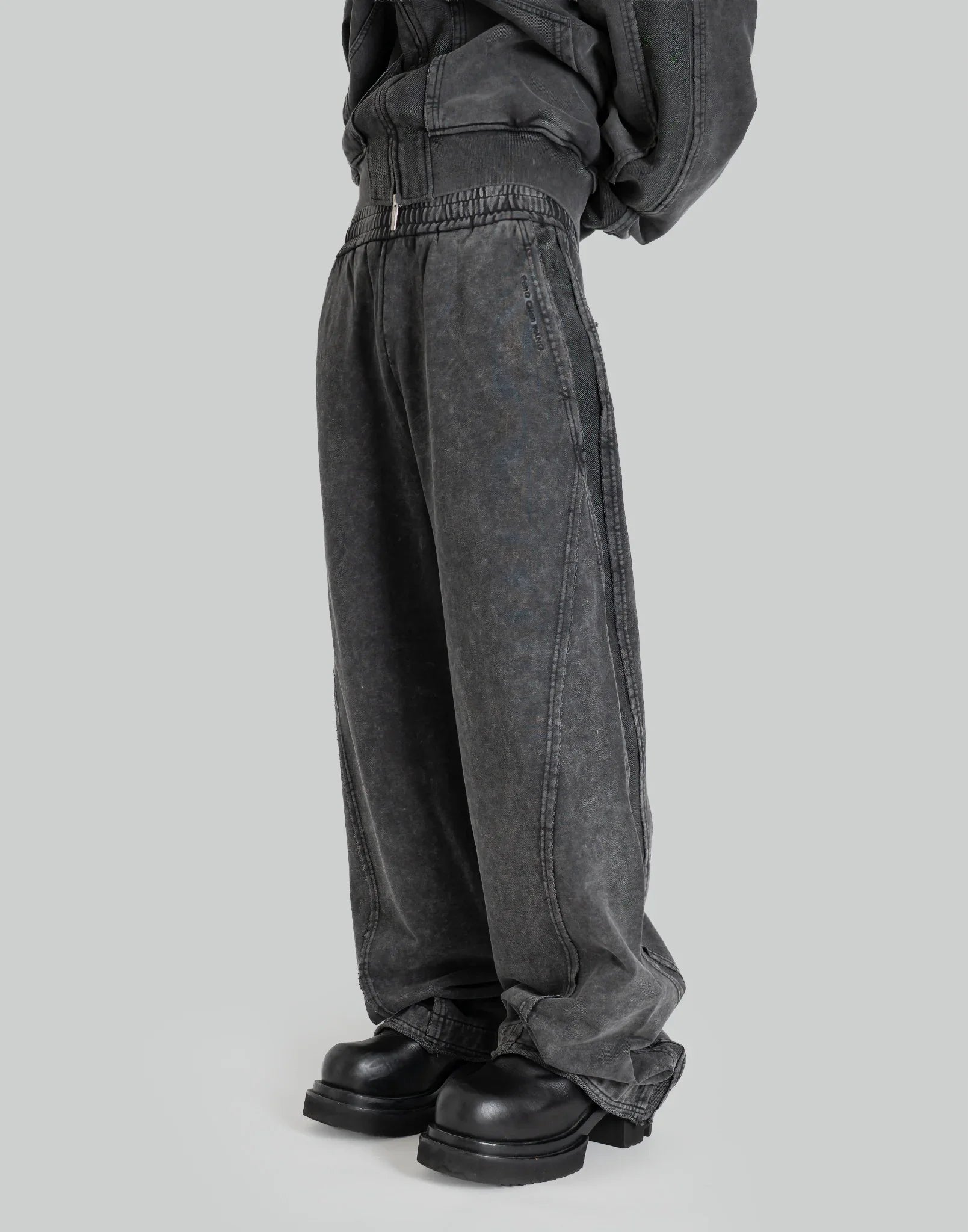 FENG CHEN WANG - Patched Trim Sweatpants - 082plus