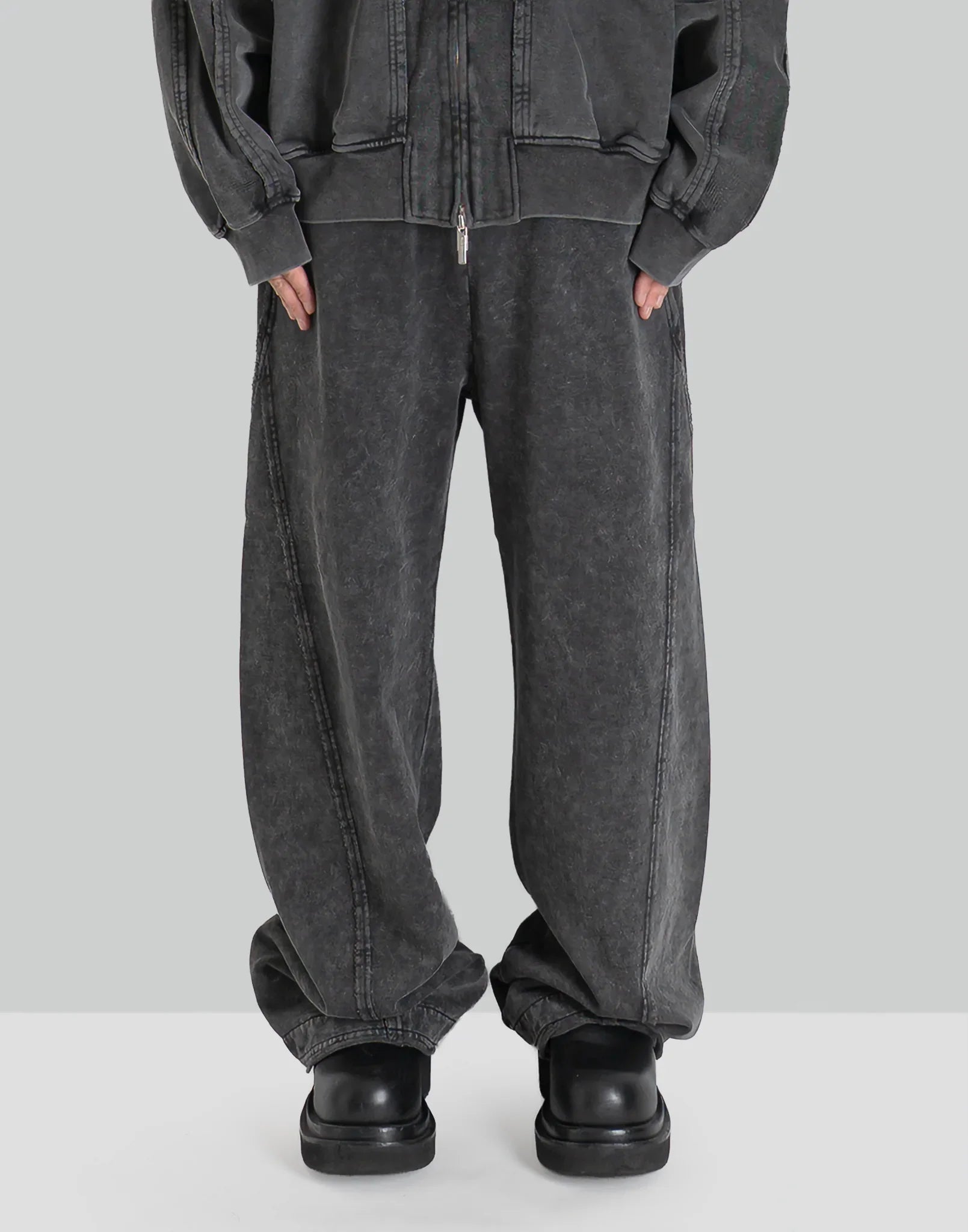 FENG CHEN WANG - Patched Trim Sweatpants - 082plus
