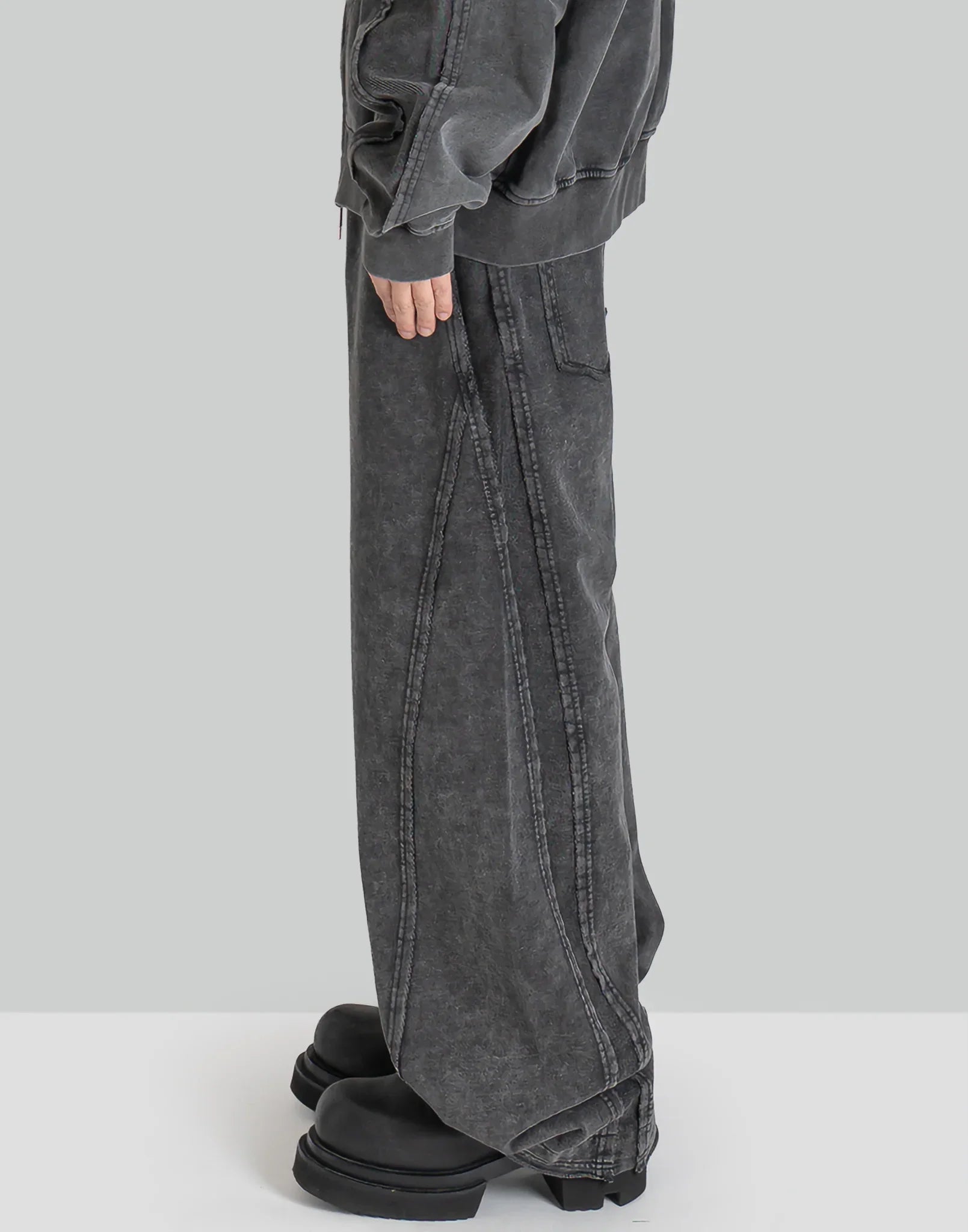 FENG CHEN WANG - Patched Trim Sweatpants - 082plus