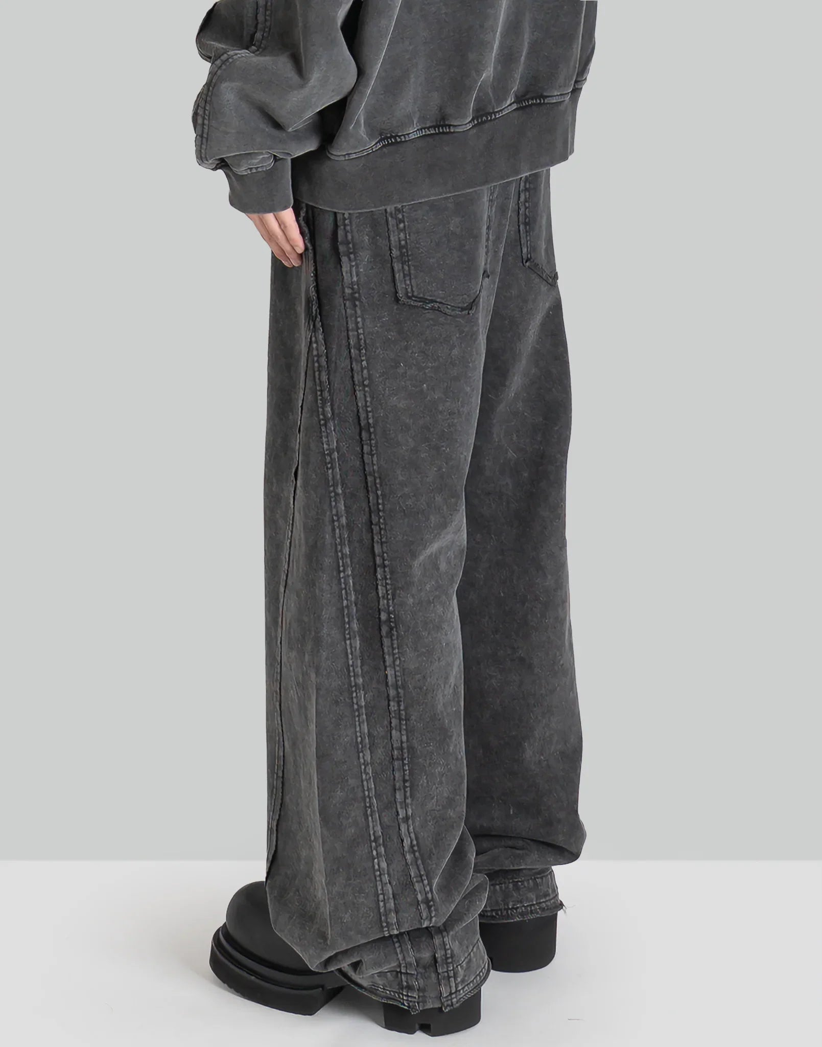 FENG CHEN WANG - Patched Trim Sweatpants - 082plus