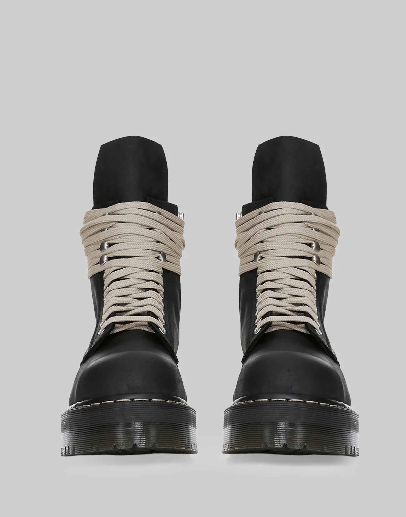 Rick Owens x Dr. Martens - QUAD SOLE STEEL TOE BOOT - 082plus