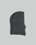 RIBED KNIT HOOD