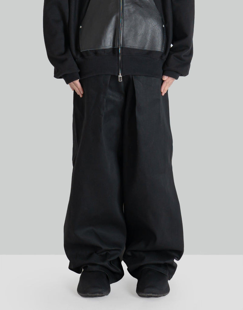 JOHN LAWRENCE SULLIVAN - RIGID DENIM WIDE PANTS - 082plus