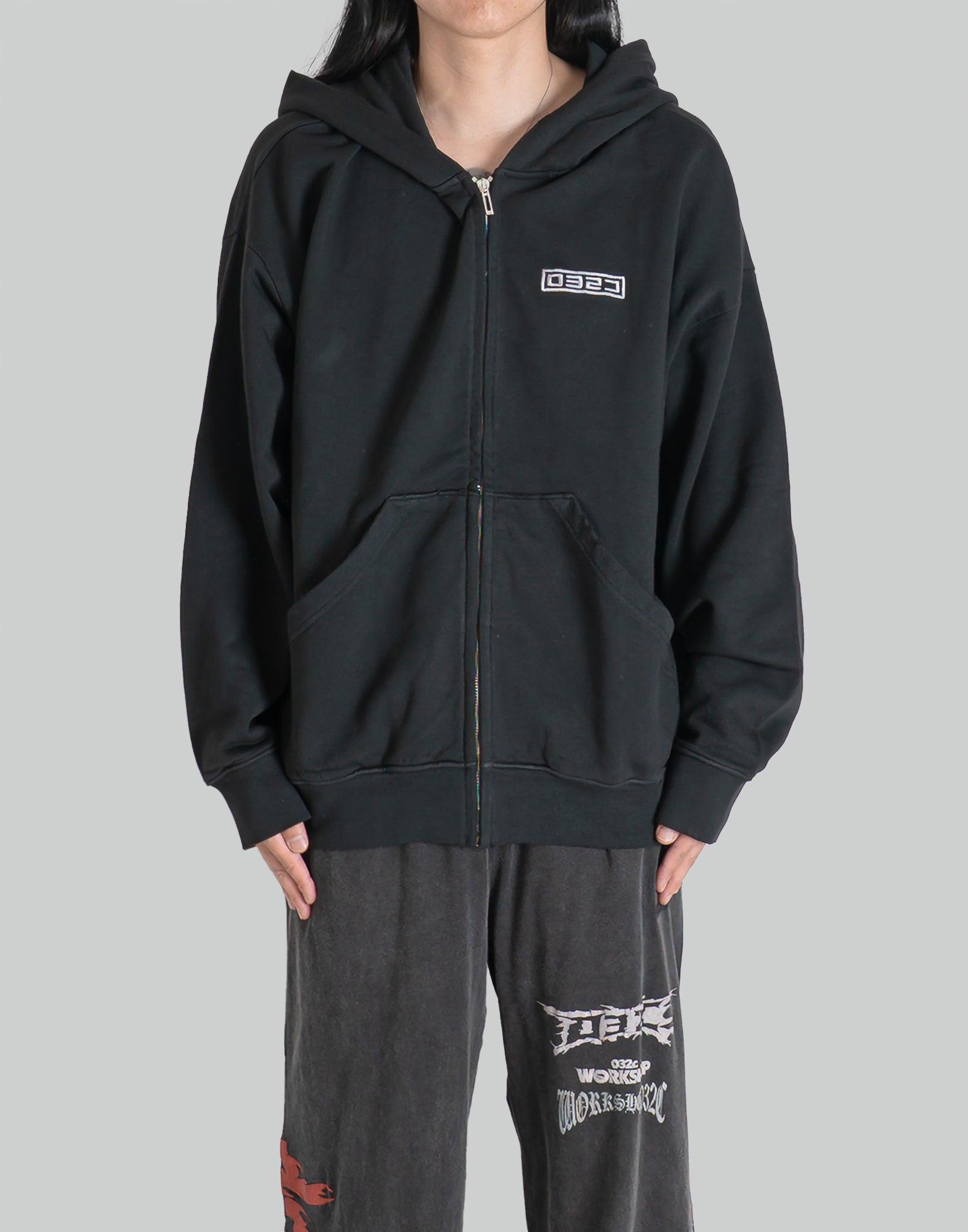 032C - 'ROUTINE'' ZIP HOODIE - 082plus