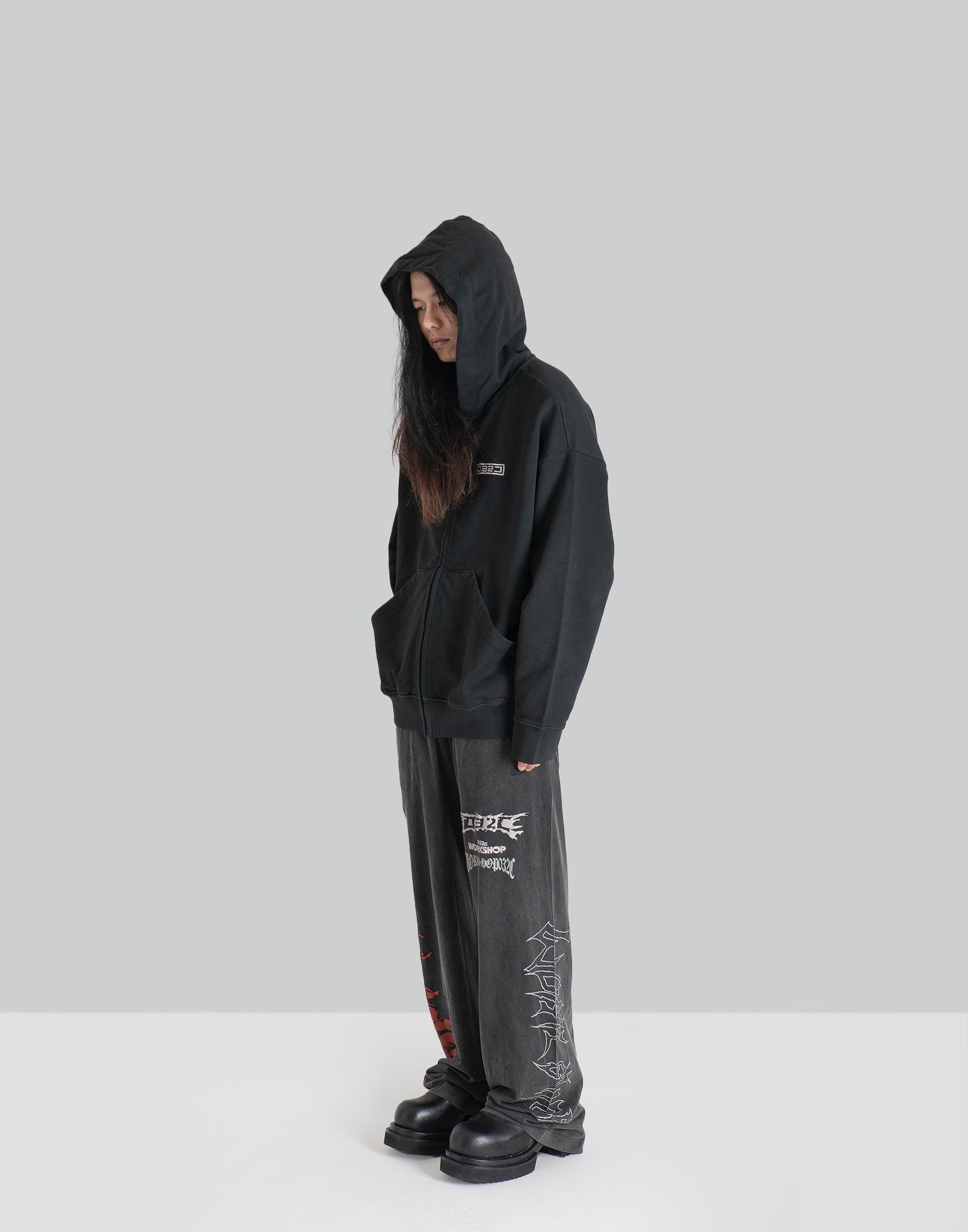 032C - 'ROUTINE'' ZIP HOODIE - 082plus