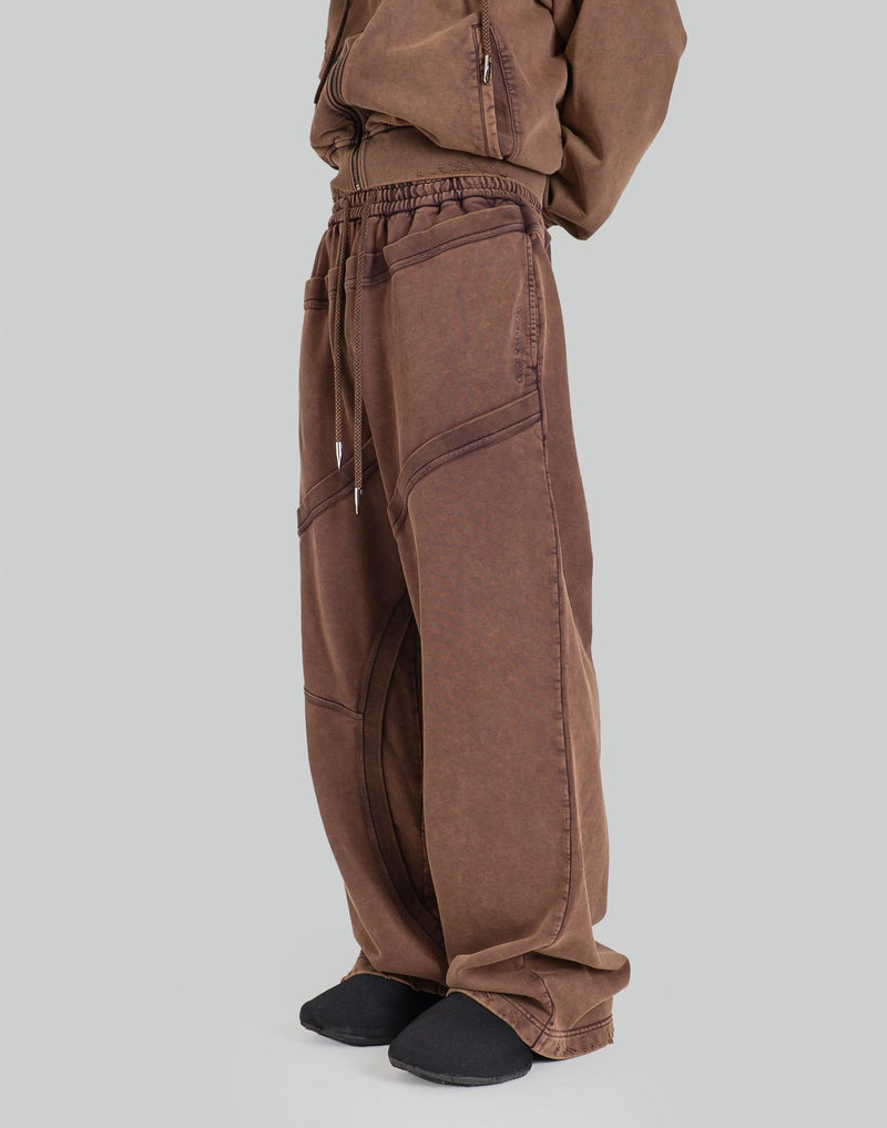 FENG CHEN WANG - SAND WASHED RIPPED SWEATPANTS - 082plus