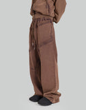 SAND WASHED RIPPED SWEATPANTS