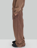FENG CHEN WANG - SAND WASHED RIPPED SWEATPANTS - 082plus