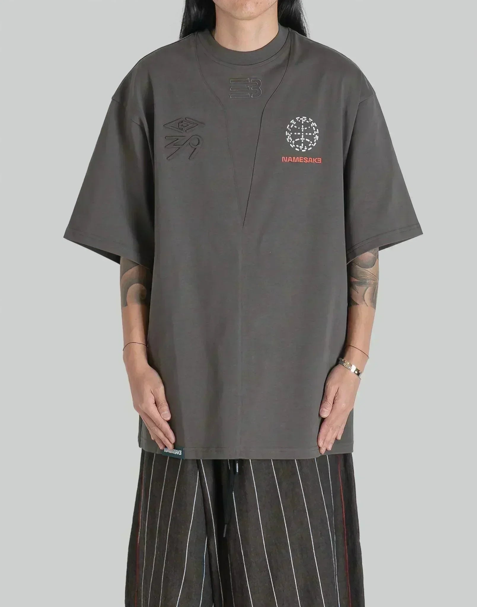 NAMESAKE - SAVA OVERSIZED STONE BUDDHA TEE - 082plus