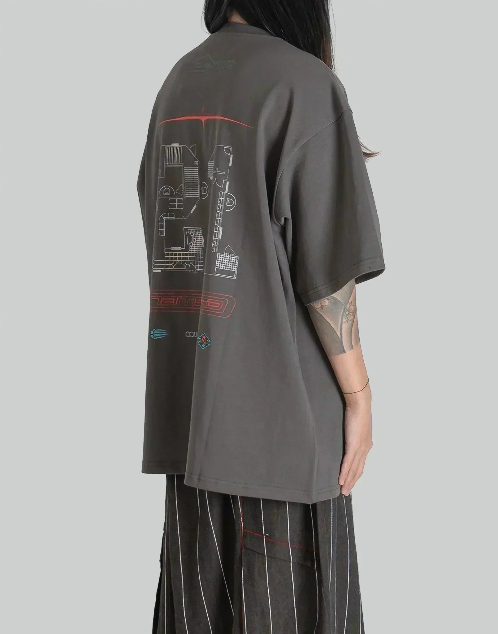 NAMESAKE - SAVA OVERSIZED STONE BUDDHA TEE - 082plus