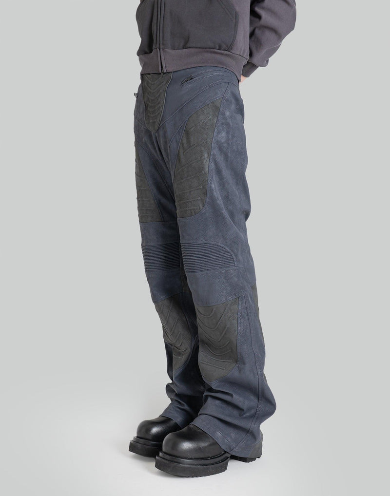 DINGYUN ZHANG - SCI-FI BIKER LEATHER TROUSERS - 082plus