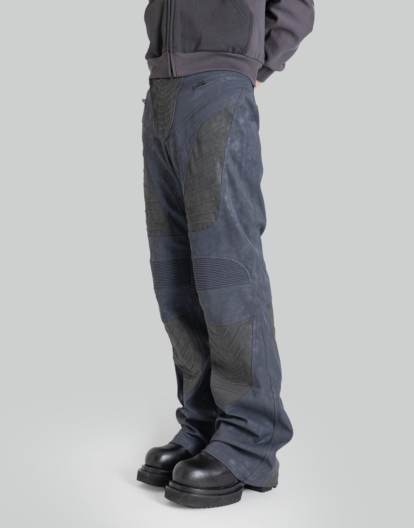DINGYUN ZHANG - SCI-FI BIKER LEATHER TROUSERS - 082plus