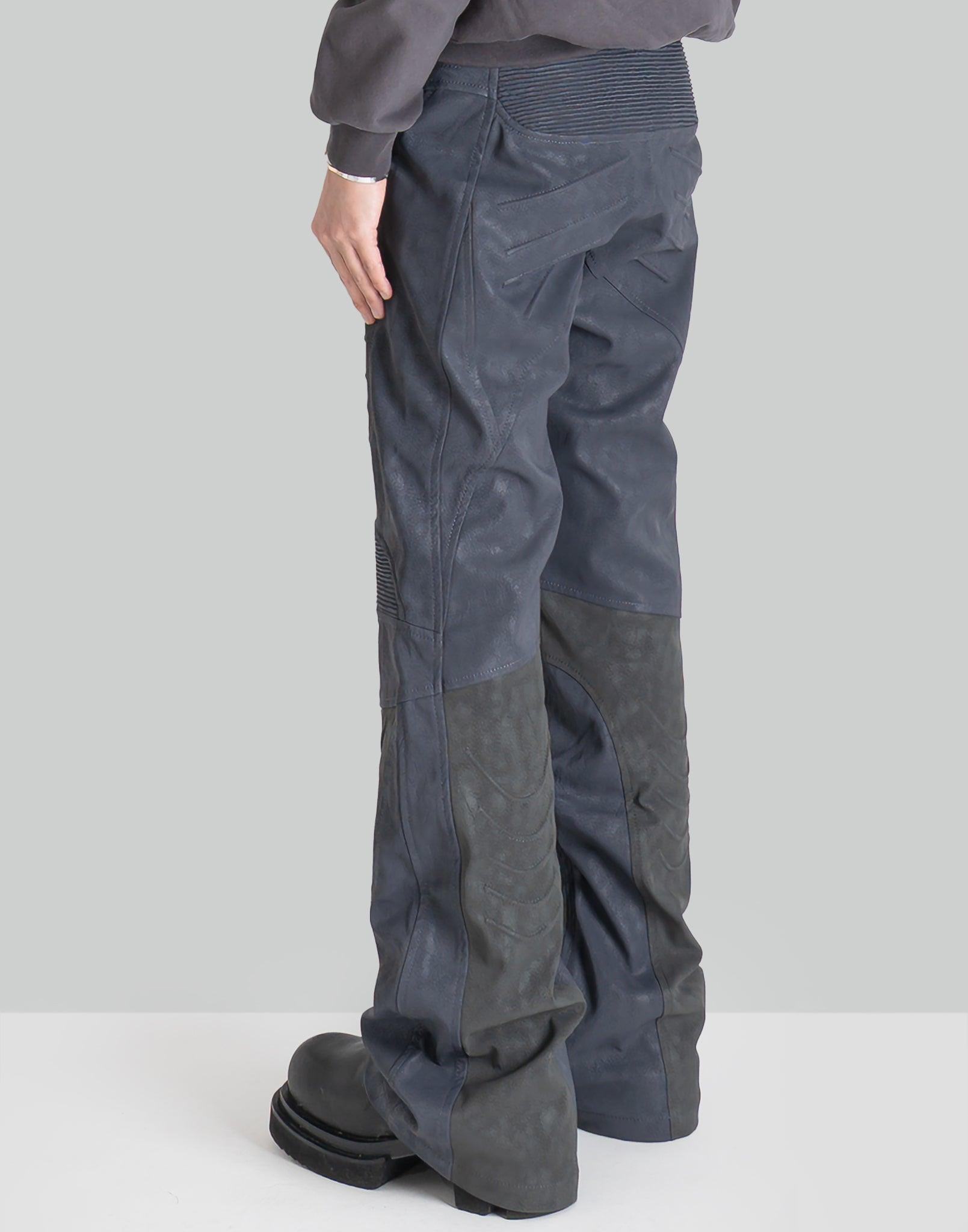 DINGYUN ZHANG - SCI-FI BIKER LEATHER TROUSERS - 082plus
