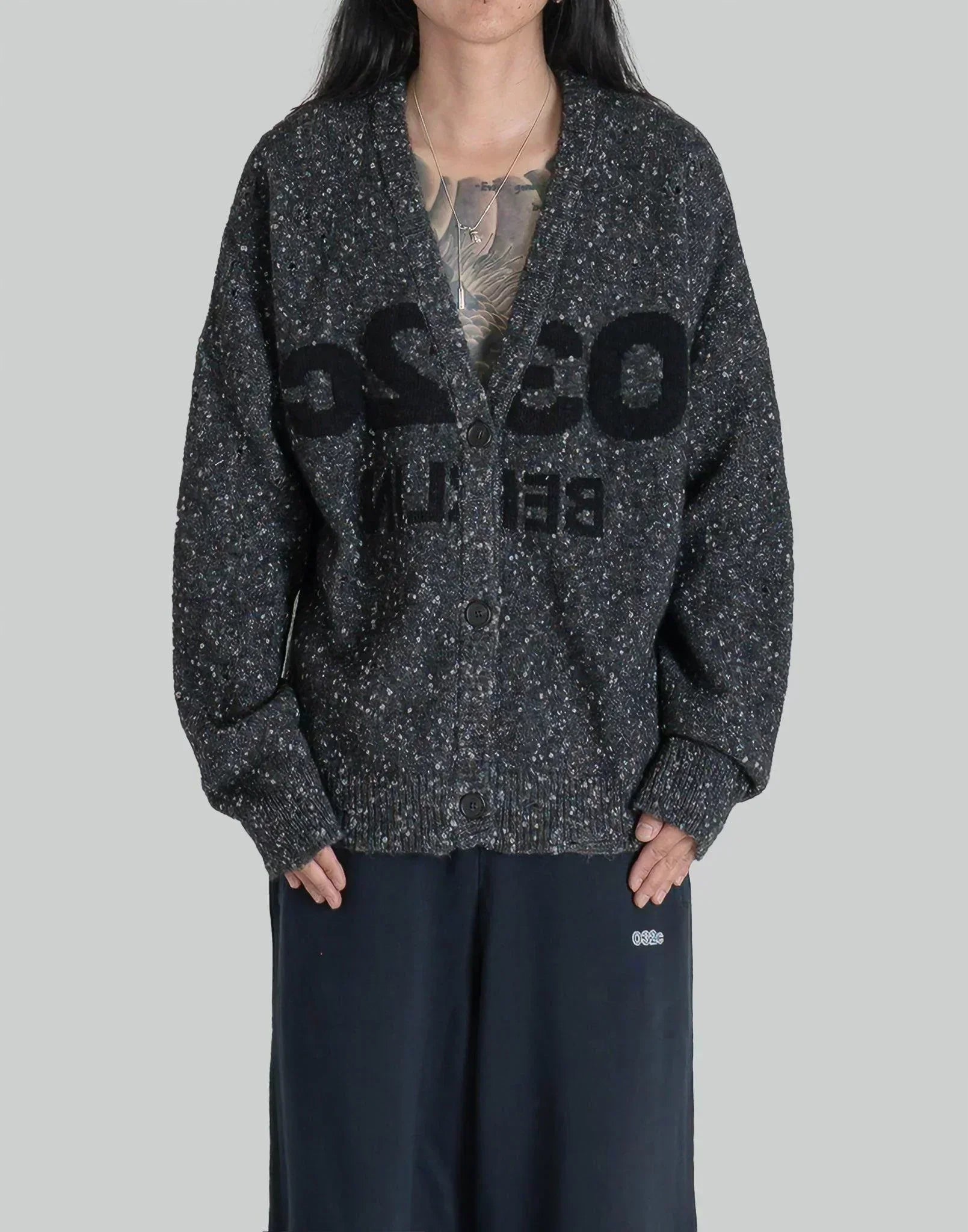 032C - 'SELFIE'' CARDIGAN - 082plus