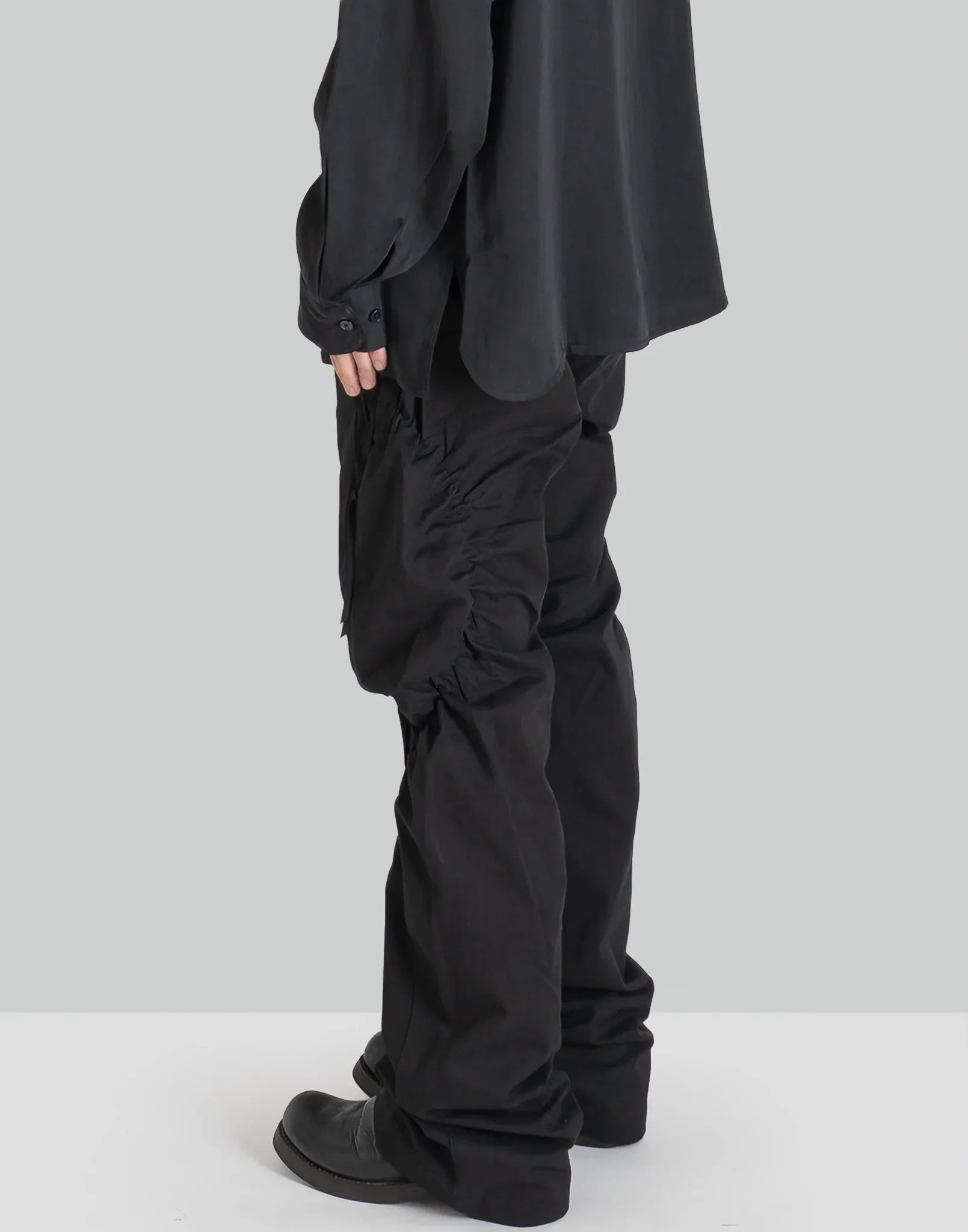 POST ARCHIVE FACTION - SHIRRING PANTS - 082plus