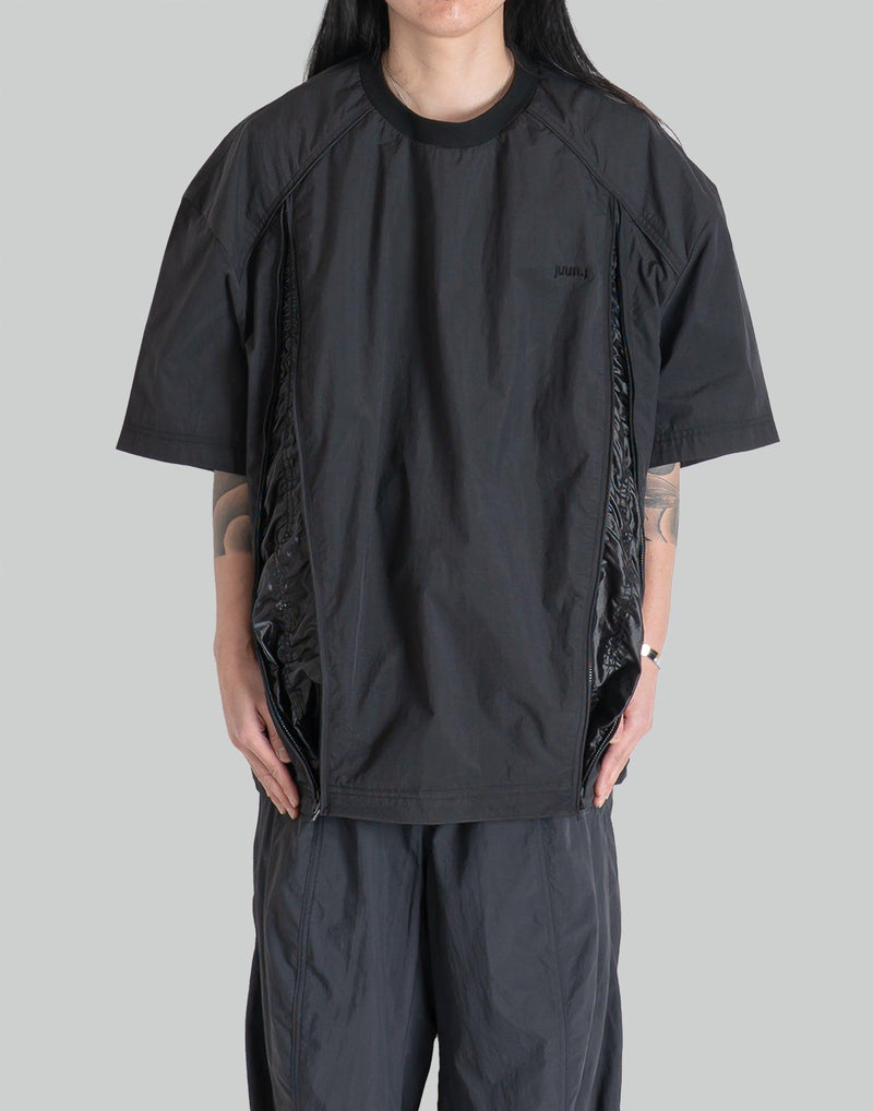 Juun.J - SIDE ZIP-UP T-SHIRTS - 082plus