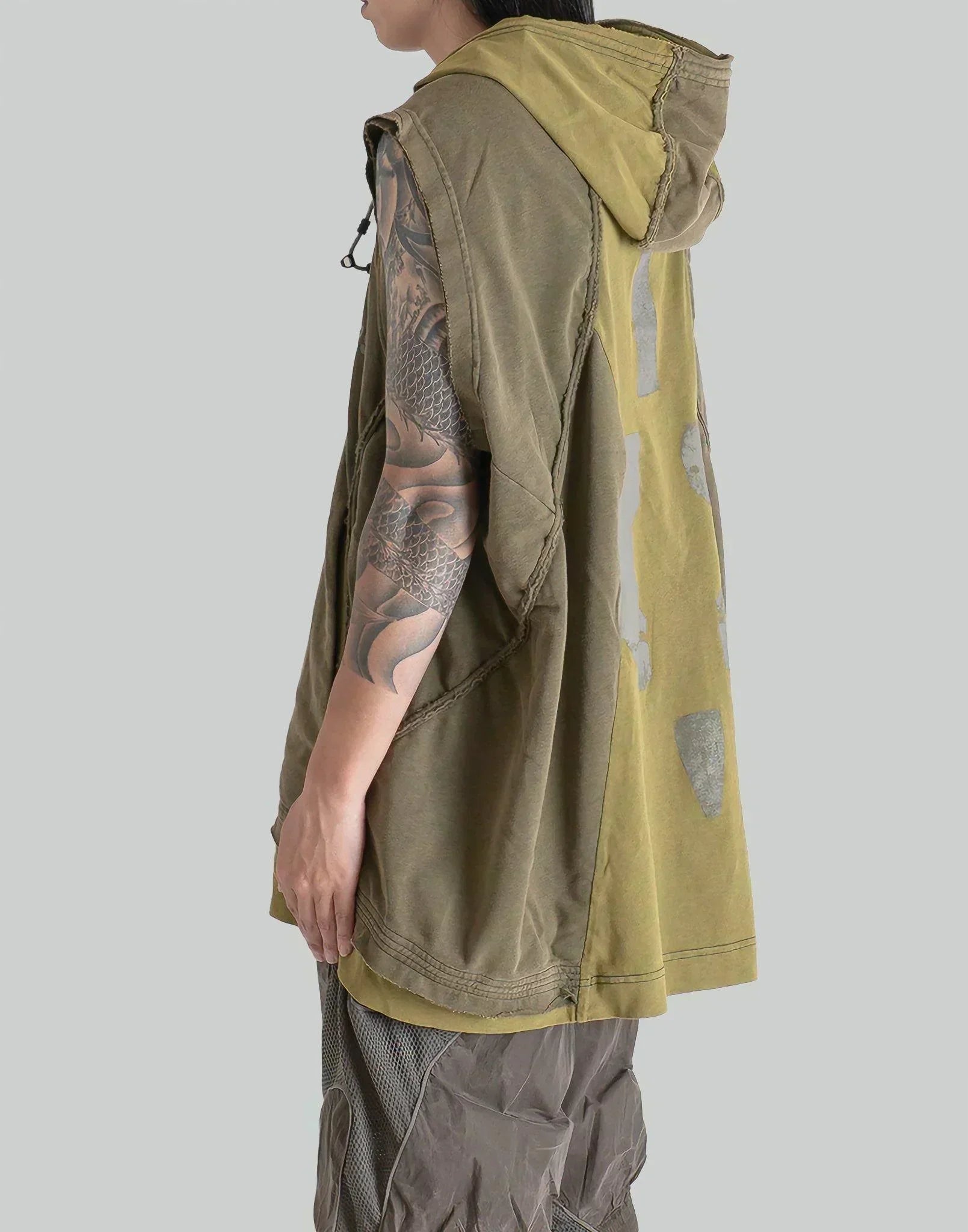 HAMCUS - TM / DEEP DWELLERS HOODED TANK TOP - 082plus