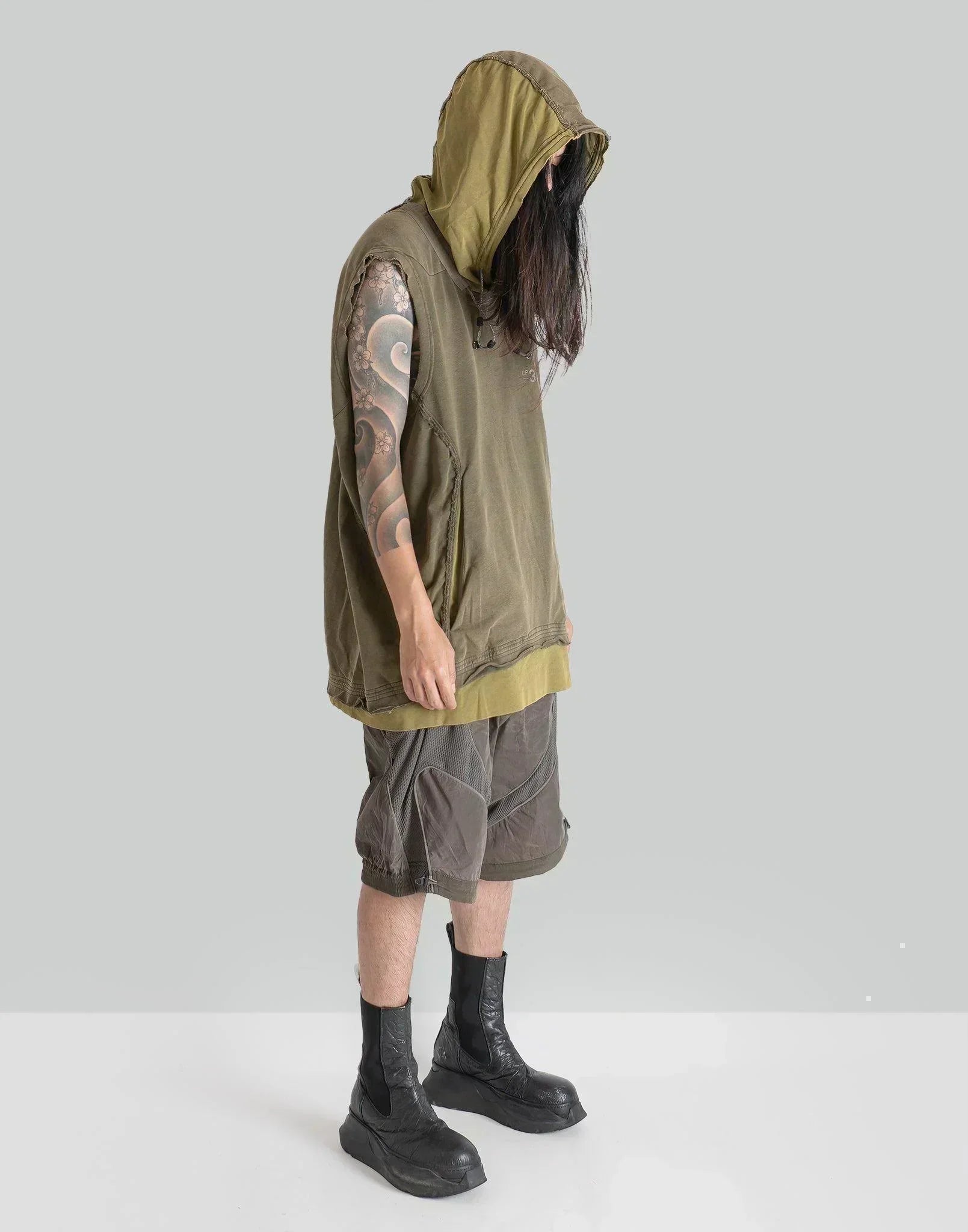 HAMCUS - TM / DEEP DWELLERS HOODED TANK TOP - 082plus