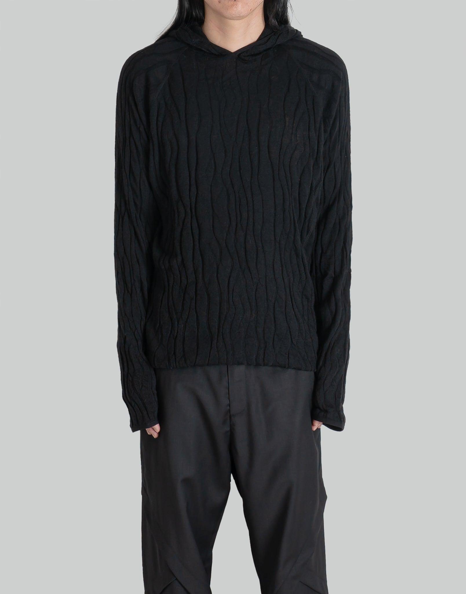 【関税込み】HELIOT EMIL ブラック Sortsol ニットフーディ SORTSOL-KNIT-HOODIE-1.jpg?v=