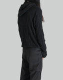 HELIOT EMIL - SORTSOL KNIT HOODIE - 082plus