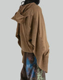 SANKUANZ - SPLICED WASHED HOODIE - 082plus