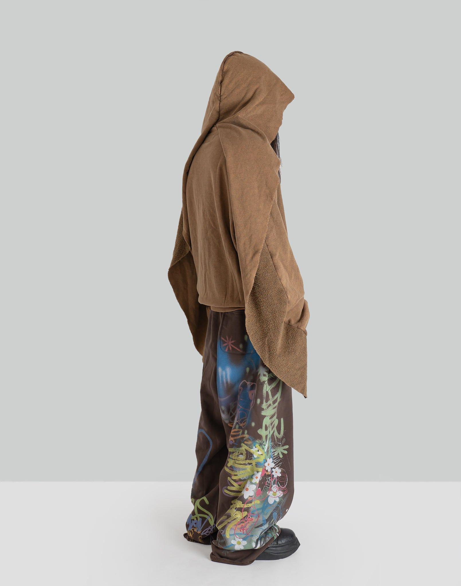 SANKUANZ - SPLICED WASHED HOODIE - 082plus