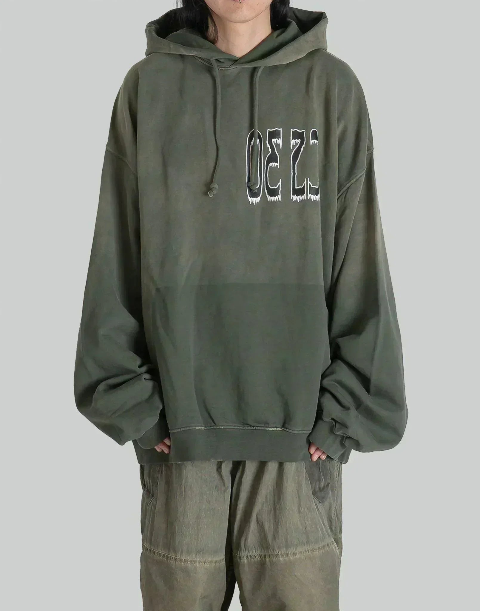 032C - 'SPLICED'' BUBBLE HOODIE - 082plus