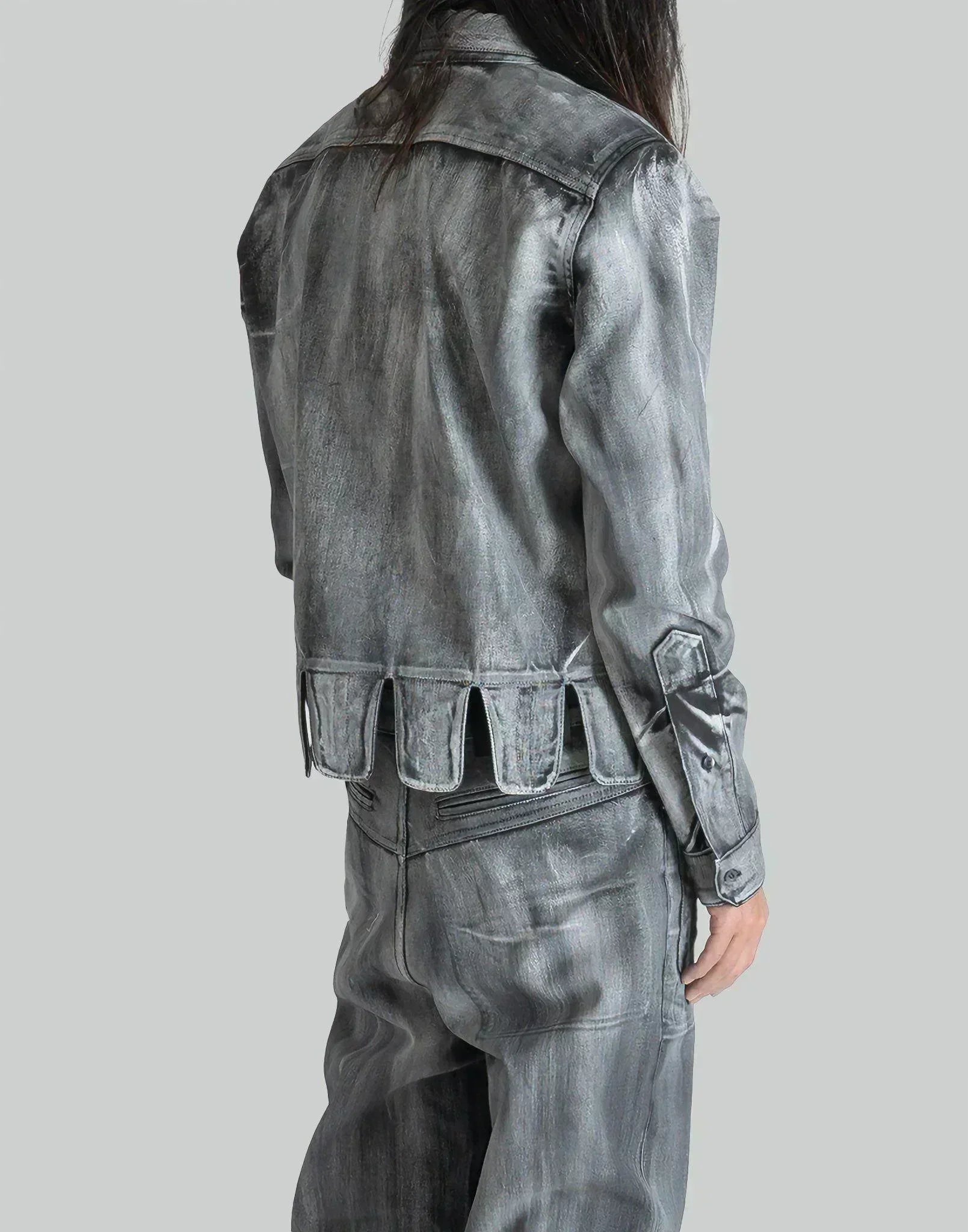 JUNTAE KIM - SQUARE PETAL CORSET SHIRTS - 082plus