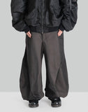 JiyongKim - SUN-BLEACHED CURVED DRAWCORD TROUSERS - 082plus
