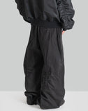JiyongKim - SUN-BLEACHED CURVED DRAWCORD TROUSERS - 082plus