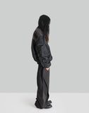 JiyongKim - SUN-BLEACHED CURVED DRAWCORD TROUSERS - 082plus