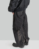 JiyongKim - SUN-BLEACHED CURVED DRAWCORD TROUSERS - 082plus