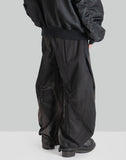 JiyongKim - SUN-BLEACHED CURVED DRAWCORD TROUSERS - 082plus